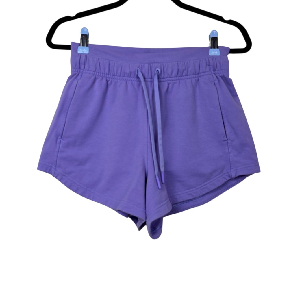 Lululemon Womens Purple Inner Glow High Rise Drawstring Pull-on Shorts Size 4